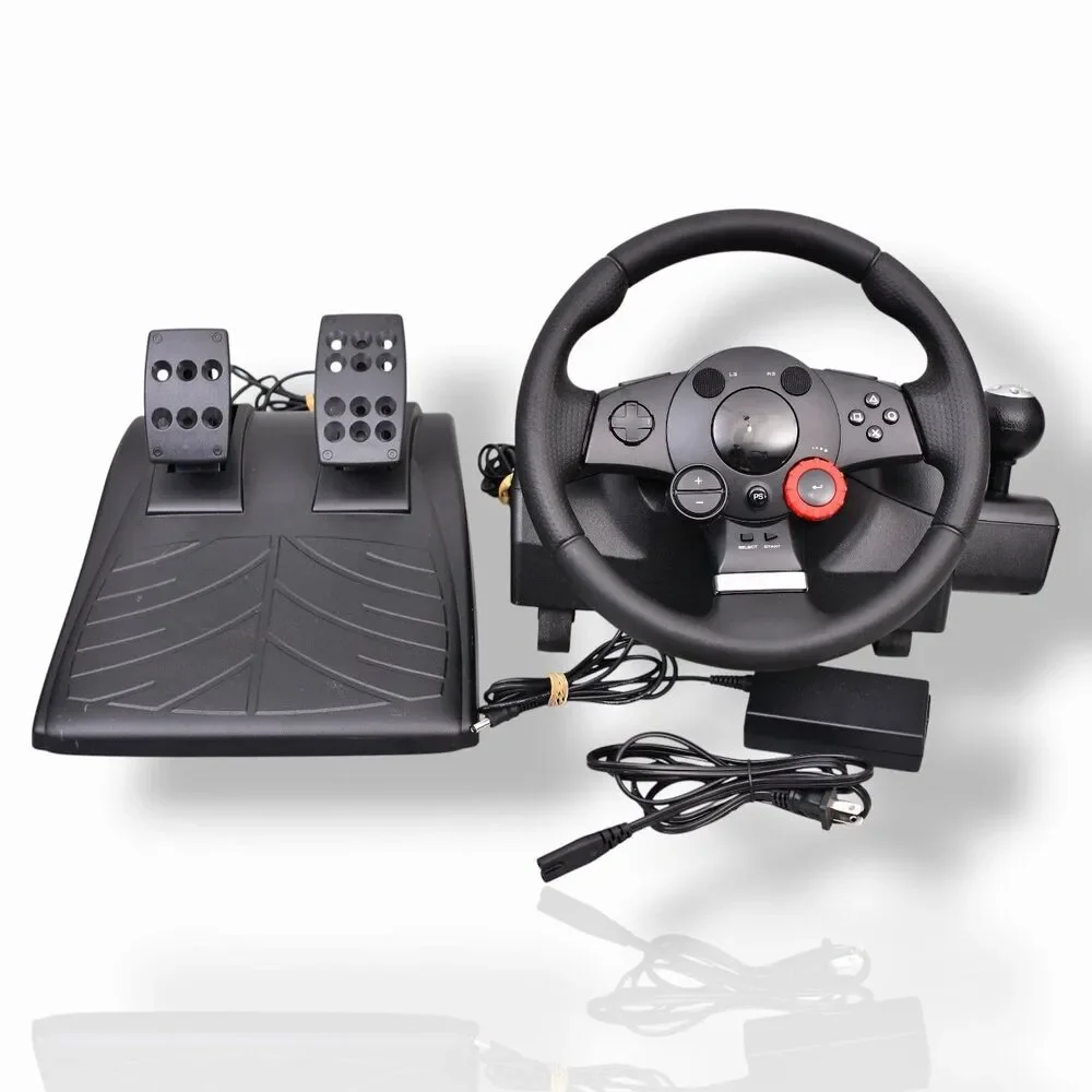 Logitech Driving Force GT E-X5C19 Steering Wheel W/ Pedals & Wheel Stand Pro